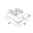 Table basse Chess