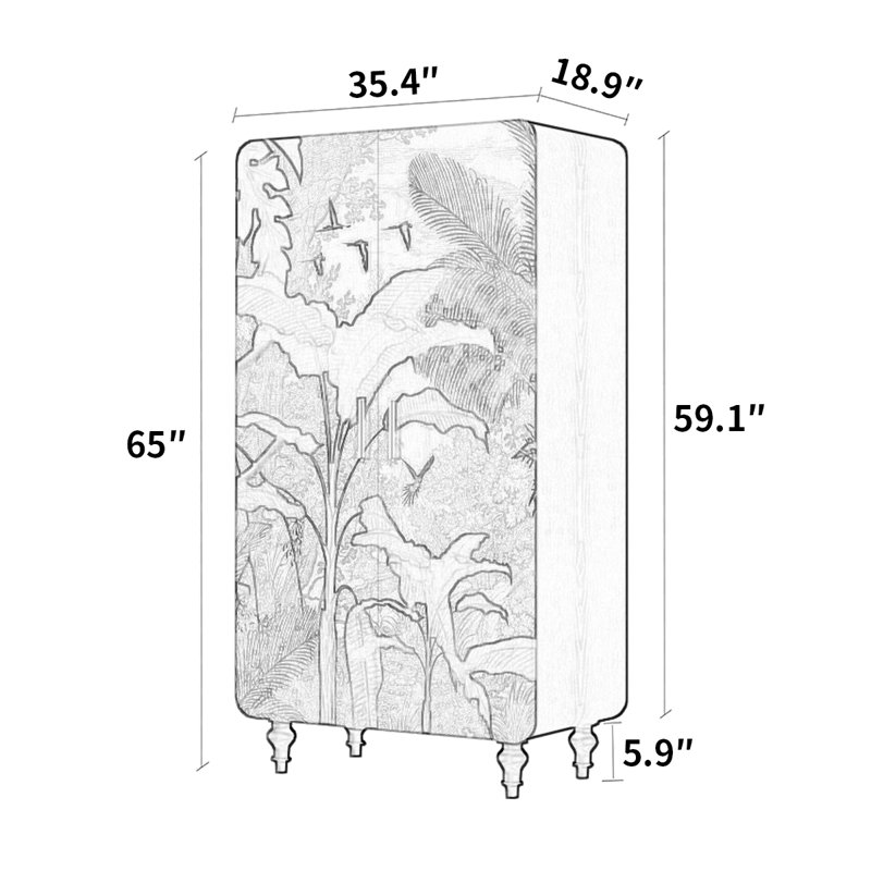 Garde-robe de chambre à coucher pour vestiaire