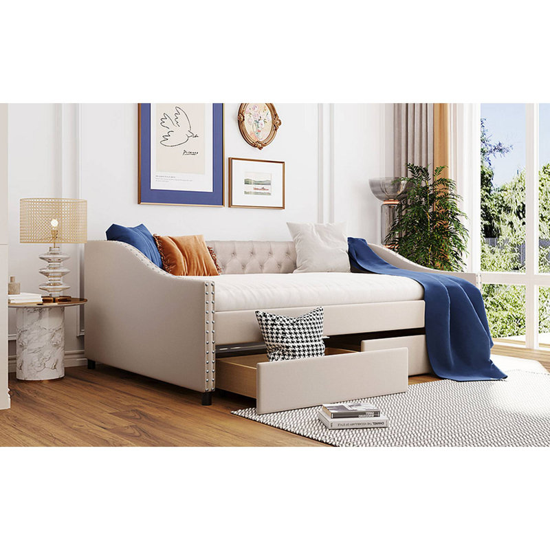 Lit de jour Modern, Beige