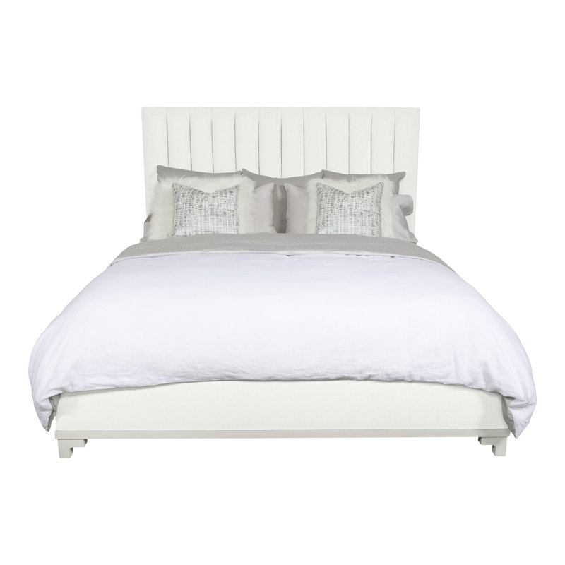 Jemma King Upholstered Panel Headboard, Kempsey Sheepskin