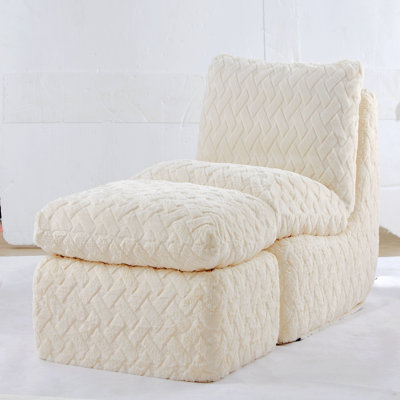 Fauteuil à compression complète avec repose-pieds pivotant Liyasi