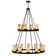 Dunstable 18 - Light Glass Dimmable Tiered Chandelier