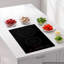 Plaque de cuisson à induction 12 pouces avec 2 brûleurs, cuisinière électrique intégrée 220V 3500W, brûleur à induction pour la cuisine, avec 9 niveaux de puissance, écran tactile à DEL, surface en vitrocéramique, verrou pour enfant