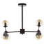 Kane 6 - Light Black Sphere Pendant