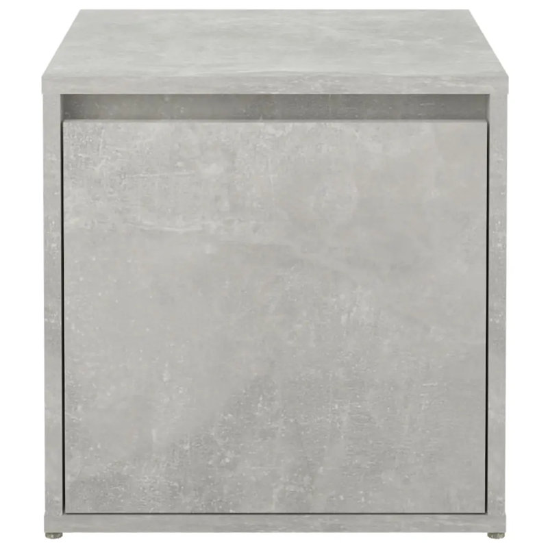Ebern Designs Decorative Bin, Concrete Grey