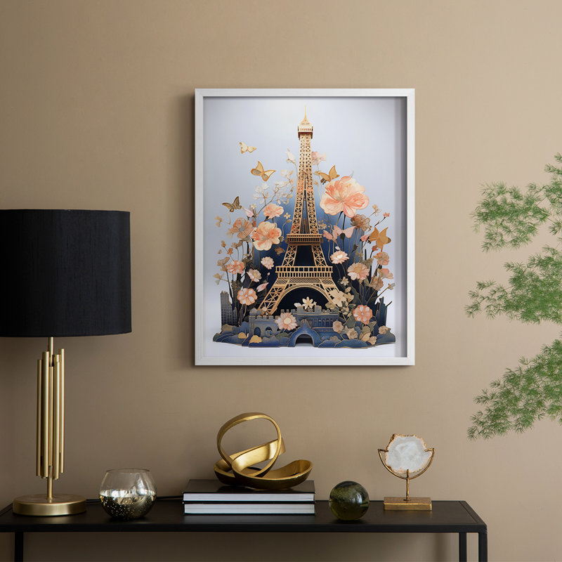 Paysages de la série Cccix - reproduction encadrée de qualité supérieure - prête à être accrochée - aucun clou requis
