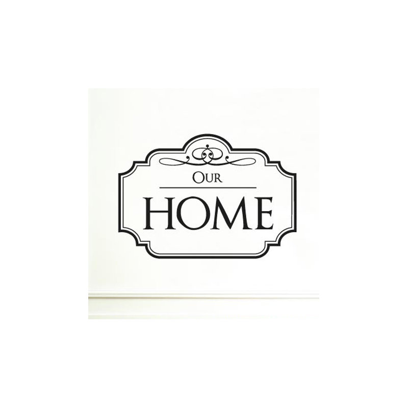 Non-Wall Damaging Wall Decal, Medium, Black