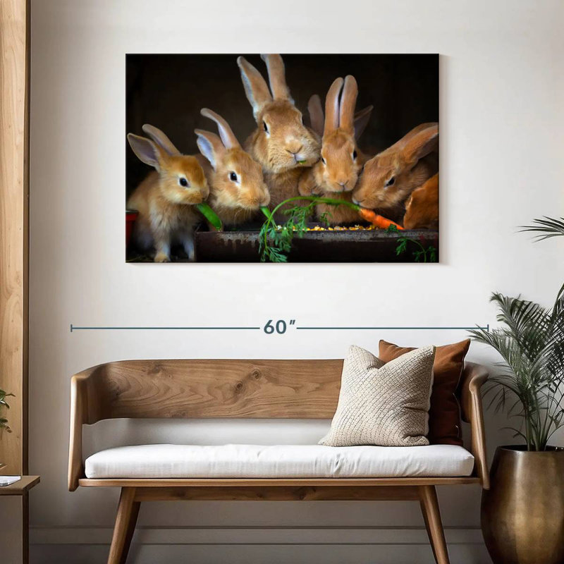 Diner Brampt Bunny, H 30 po x l 45 po