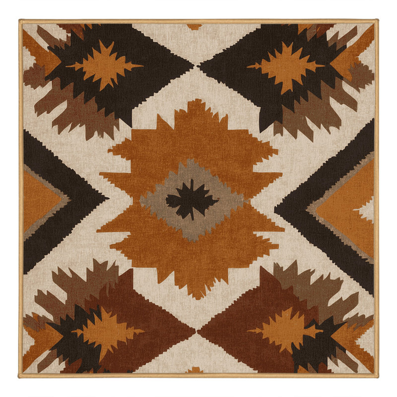 Ancient Arches Rug, Square 4'