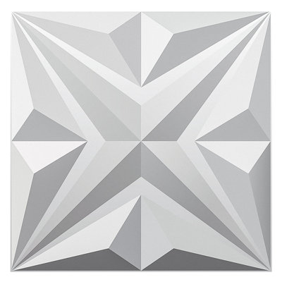 19.7" x 19.7" 3D Wall Panel,Waterproof PVC Wall Covering for Home Decor (12-pack)