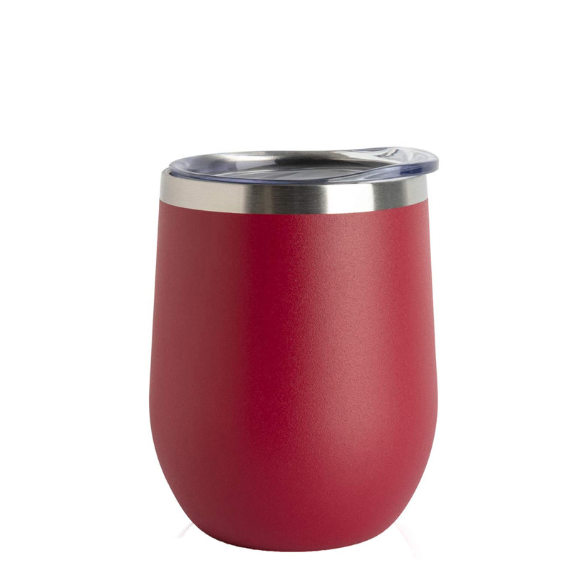 Gobelet de voyage en acier inoxydable à isolation sous vide 12 onces Best Teacher ever, Rouge