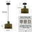 Mid Century Modern Glass Pendant Light-1776505129-1776505131