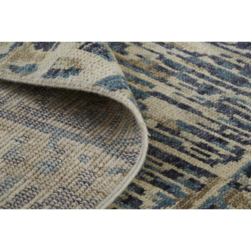 Palomar Wool Abstract Area Rug, Rectangle 7'9" x 9'9"