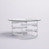 Arkesha Glass Top Coffee Table