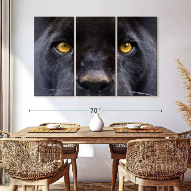 Panther Eyes, 24" H x 38" W