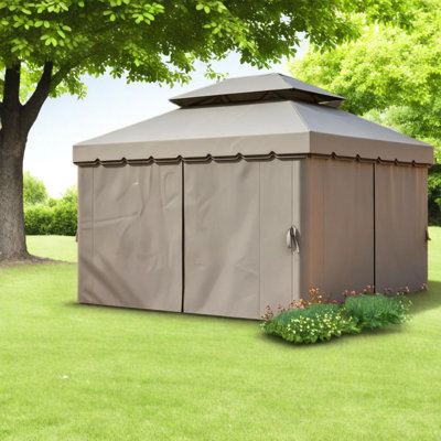 Pavillons et abris de jardin modernes (doit inclure le cadre), tente de patio en aluminium pour les repas