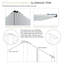 Paroi de douche à trois panneaux H 96 po x P 36 po Prodigy-73772853