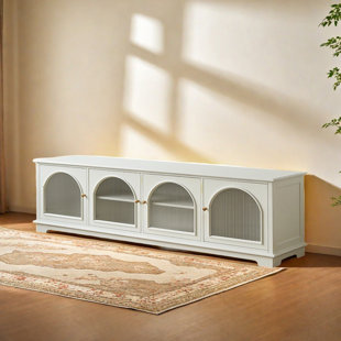 Retro TV Cabinet with Arch Design