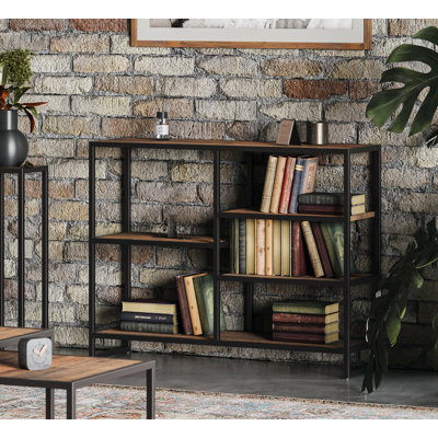 Alvern 180 cm H x 83 cm W Solid Wood Bookcase