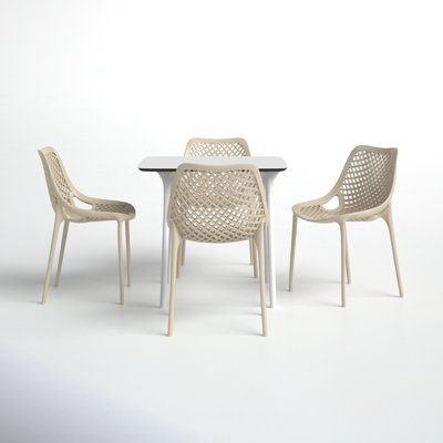Farrah 4 - Person Patio Dining Set with Square Table
