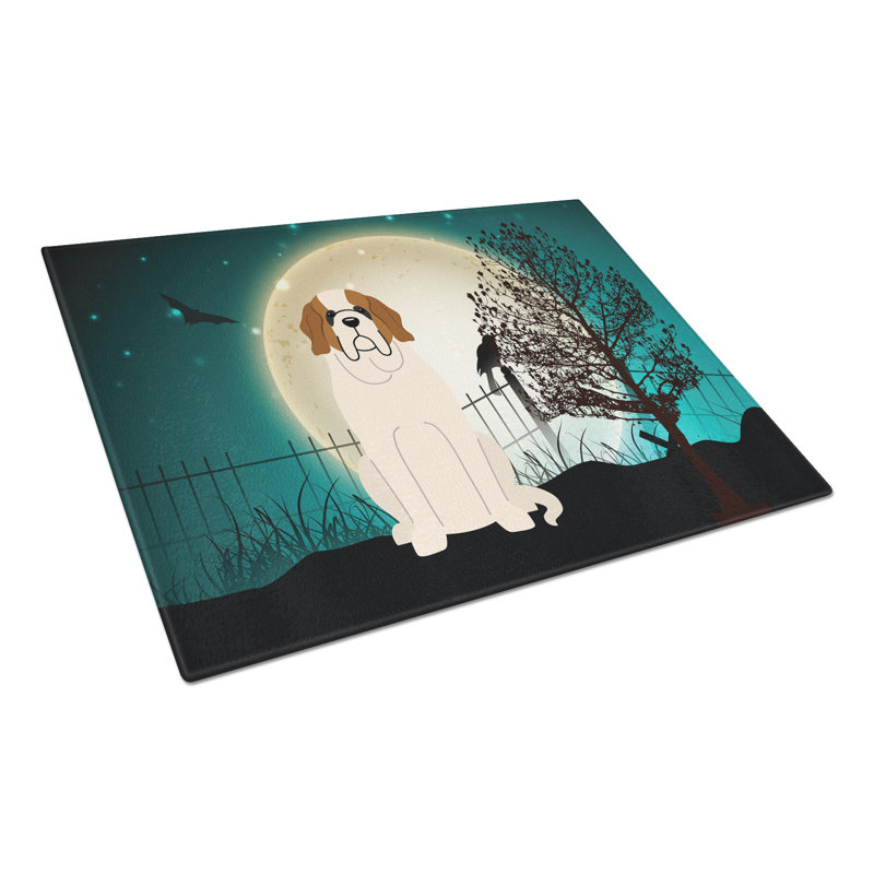 Planche à découper en verre trésors caroline de saint-bernard Scary Halloween
