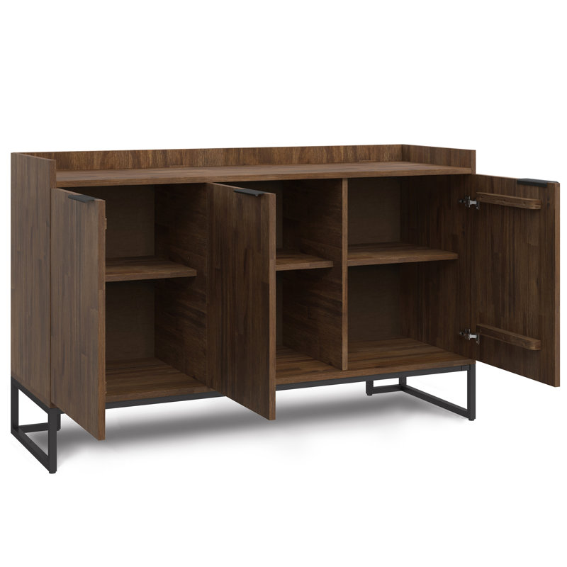 Milverton - Buffet buffet - Brun rustique naturel vieilli