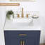 Plateau de meuble-lavabo simple en pierre reconstituée avec lavabo 31 po Ceres