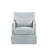 Bedford London Upholstered Skirted Swivel Armchair with Lumbar Pillow-82572697
