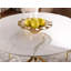 Abdulazeem Round Metal Base Dining Table