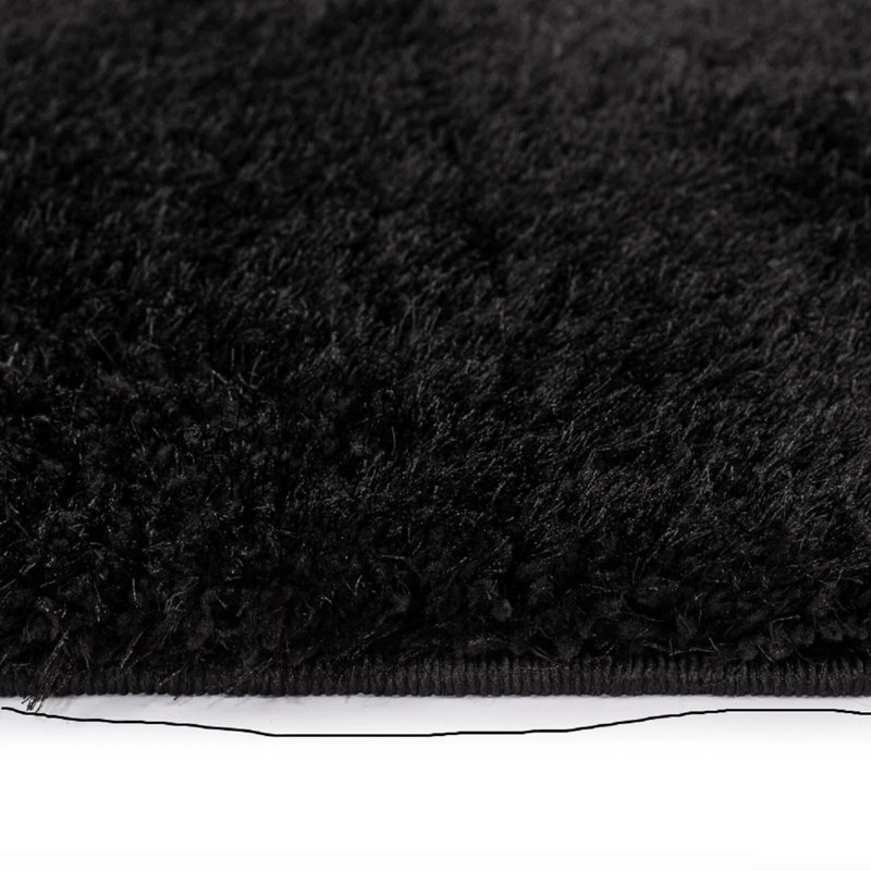 Solid Colour Shag Area Rug, Rectangle 200 x 290cm