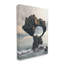 Ville surréaliste au sommet des rochers, falaise, vagues de la mer, éclaboussures surdimensionnées, art numérique sur toile par Cynthia Decker-70684310-70684308