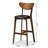 Upholstered Counter Stool with Solid Wood Frame-43741950
