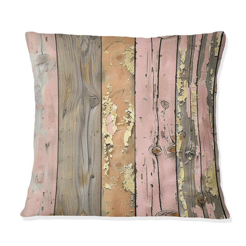 Coussin Vintage Barnwood Charm VI - Country, H 16 po x l 16 po, Carrée