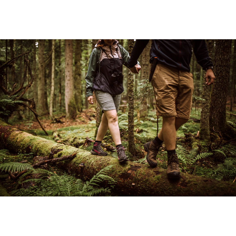 Couple of hikers Wall Art on Canvas, 30cm H x 46cm W