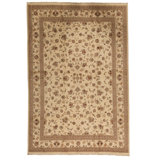 Handmade Silk and Wool Oriental Area Rug