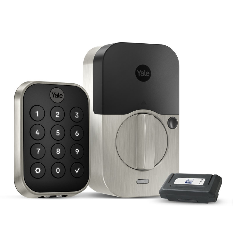  Verrouillage intelligent sans clé Yale Assure Lock 2 avec Z-Wave Plus, Nickel satiné, Z-Wave