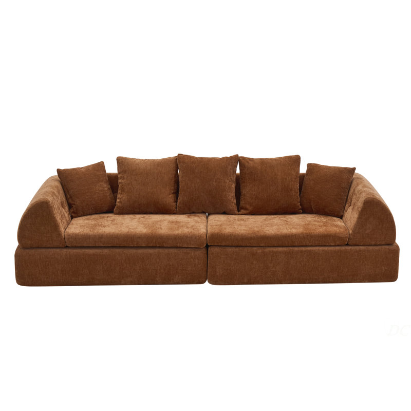 Canapé modulaire Cloud - Canapé de forme désossée et siège moelleux profond, aucun assemblage requis pour le salon et la chambre à coucher