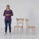 19'' H Acacia Side Chair