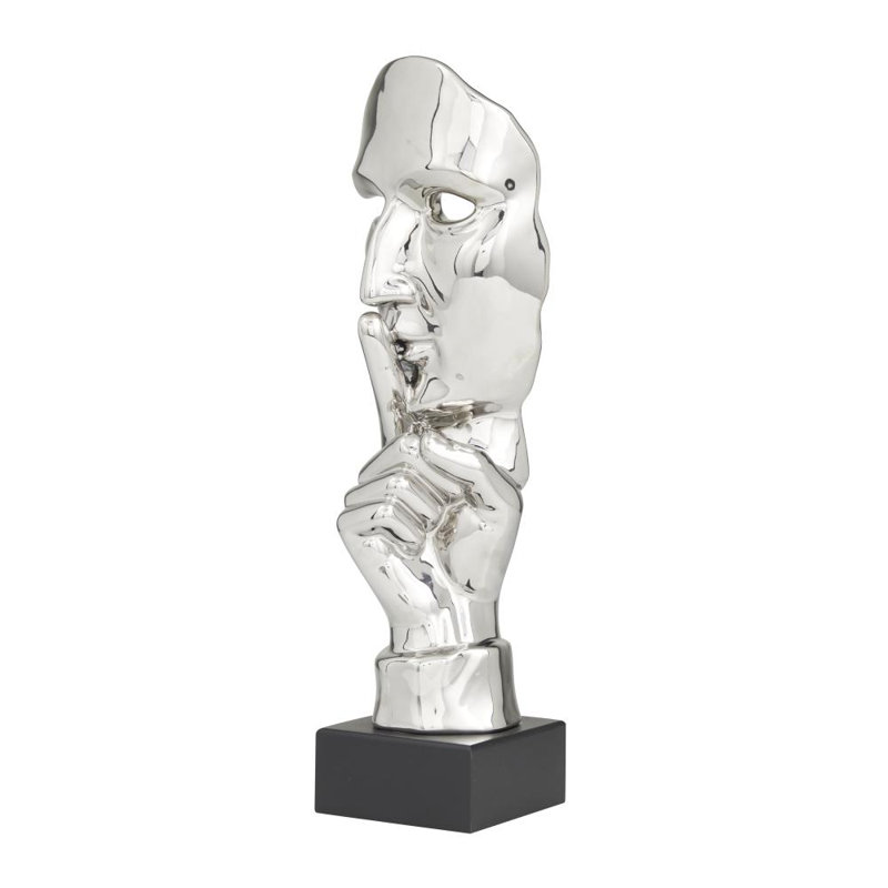 Sculpture décorative Tory, Argent