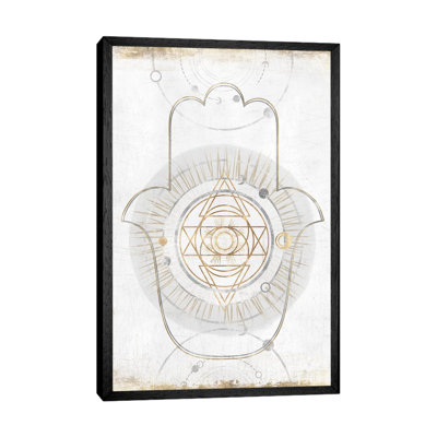 Gold Hamsa I by Isabelle Z - Print on Canvas