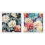 Stocksbridge - Ensemble de 2 collages floraux carrés-101848239-101848241