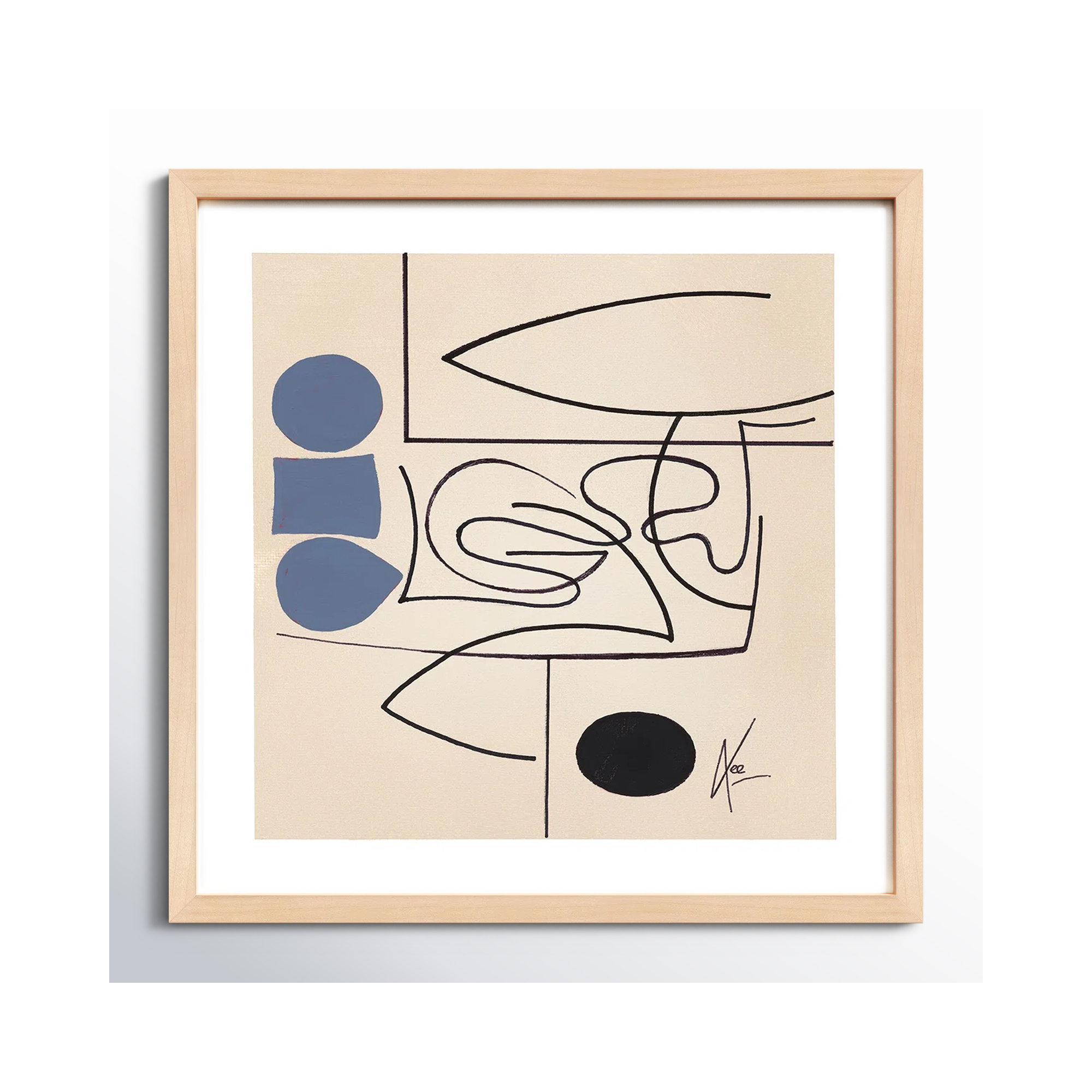 Reflection 2 by Lee Lessem, 44" H x 44" W x 1.25" D, Brown