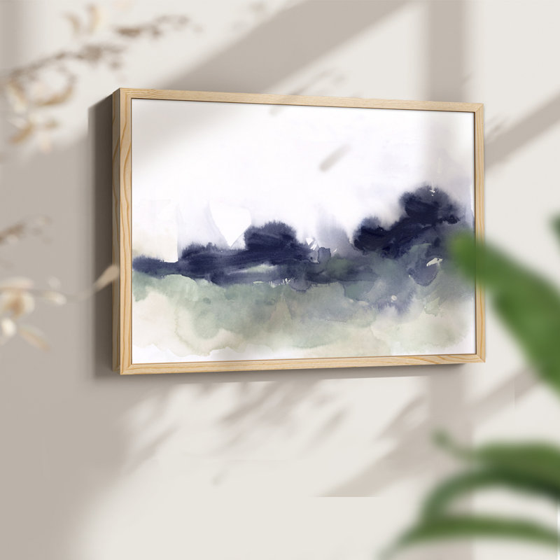 «Lake Fog II», reproduction encadrée, H 8 po x l 10 po, Naturel