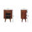 Jelisia 15.7'' W Solid Wood Nightstand