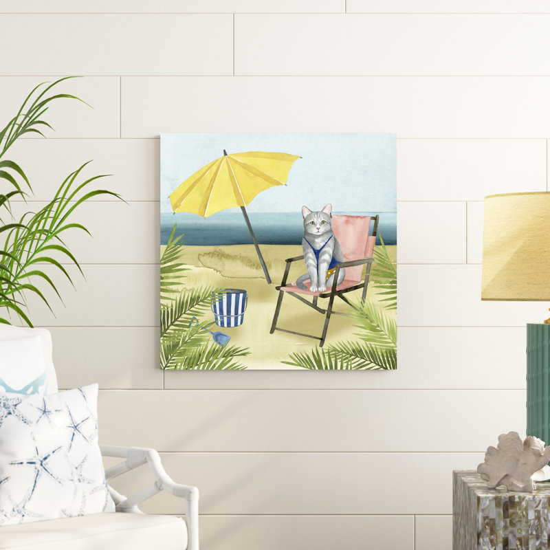 Coastal Kitties II, H 30 po x l 30 po x P 1,25 po