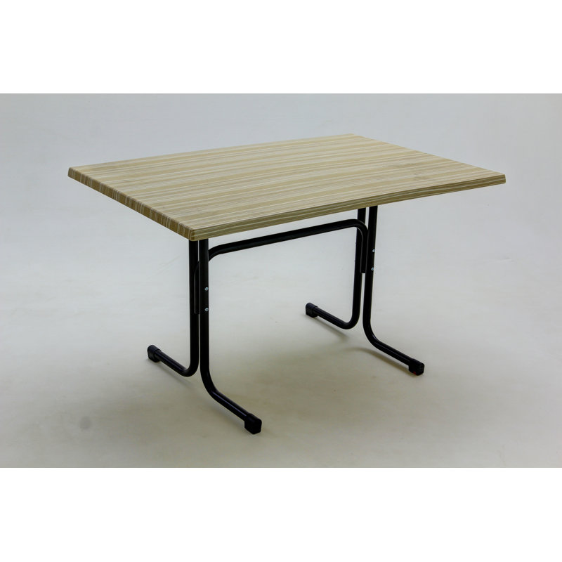 Osburn Rectangular Outdoor Dining Table, 72 cm H x 110 cm W x 70 cm D, Light brown