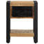 Ameeliah 35cm W Iron Bedside Table