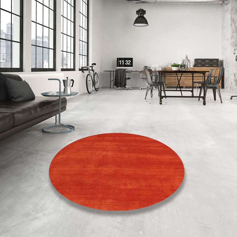 Tapis rouge contemporain, Rond 7 pi