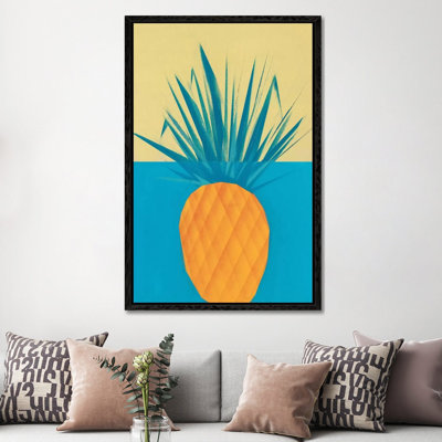 Pineapple 1 Piece Wall Art on Canvas