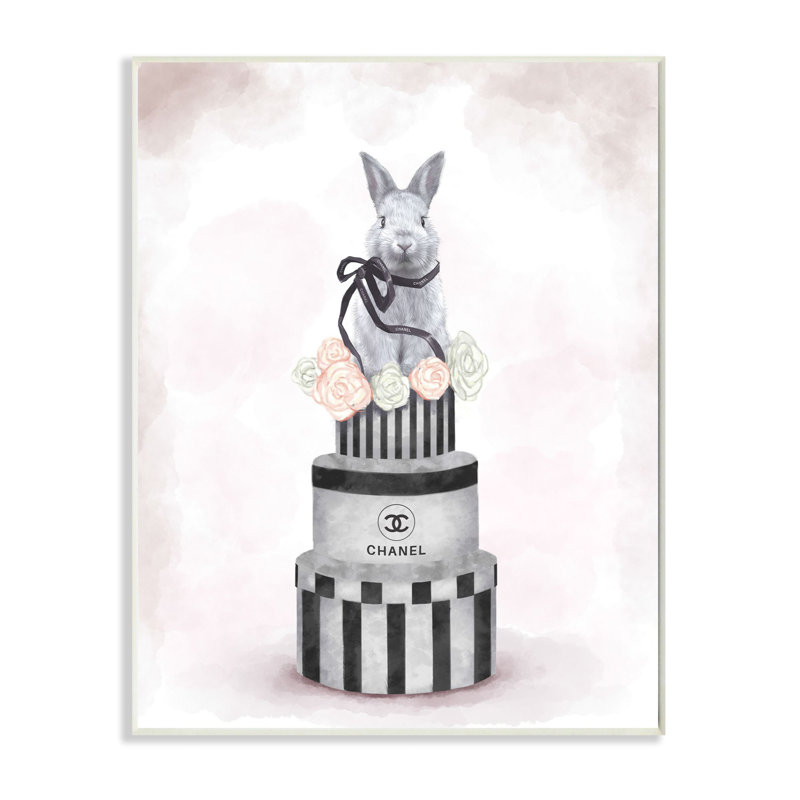 « mode lapin box paint », reproduction d’art sur image, Plaque de bois, H 15 po x l 10 po